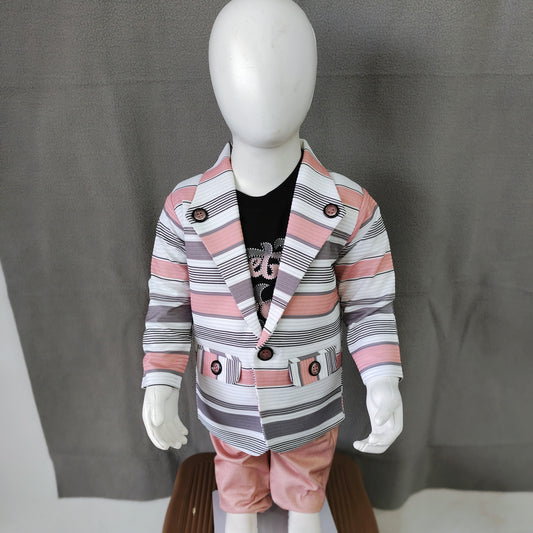 Stylish boys’ formal outfit with a modern, semi-casual touch | boy dress 3 pcs |