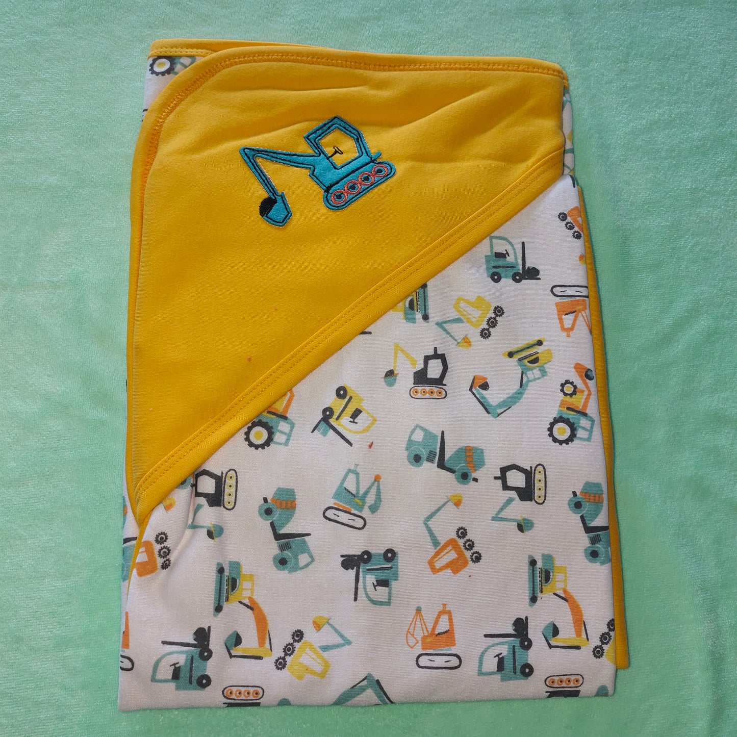 Mee Mee 100% Soft Cotton Hooded Baby Wrapper Cum Warmer, Blanket with Hood for New Born Baby 0 to 6 Months