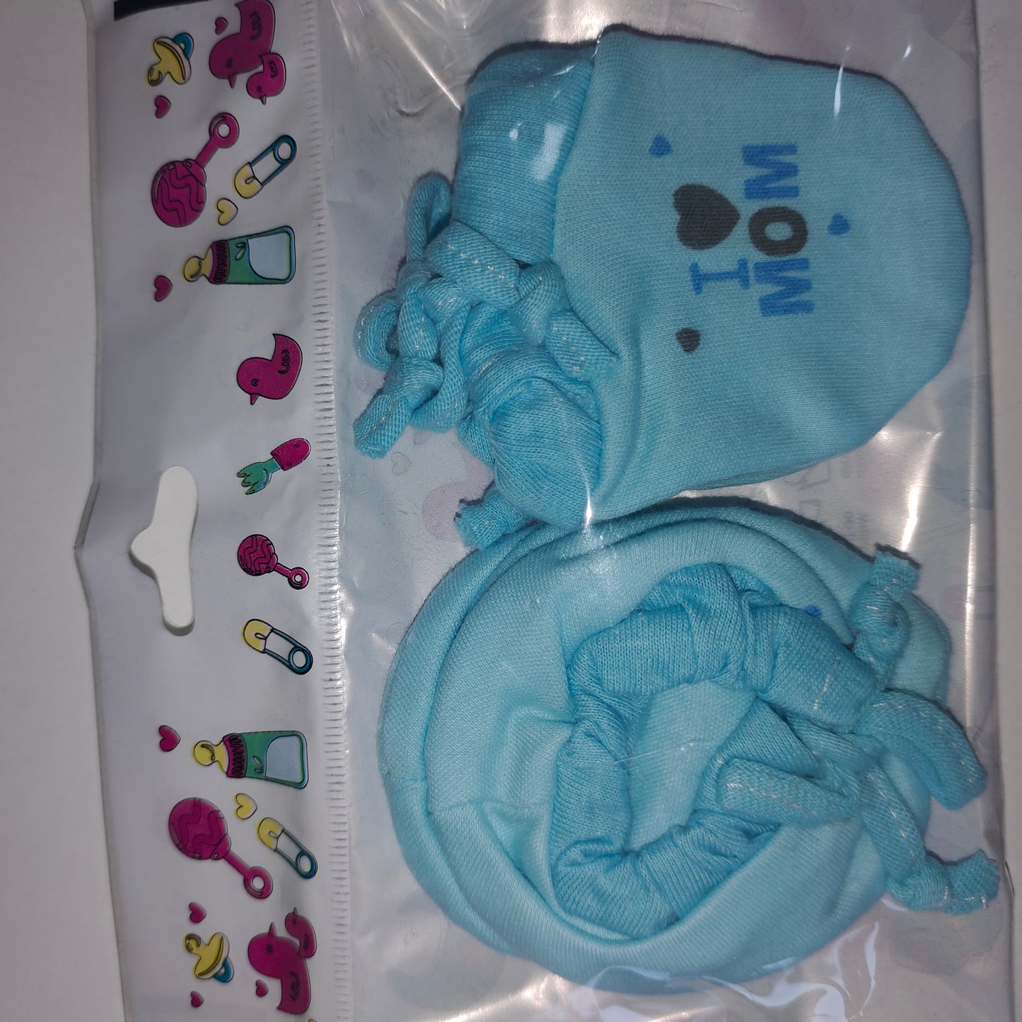 Tying Mitten & Booties Multi Color