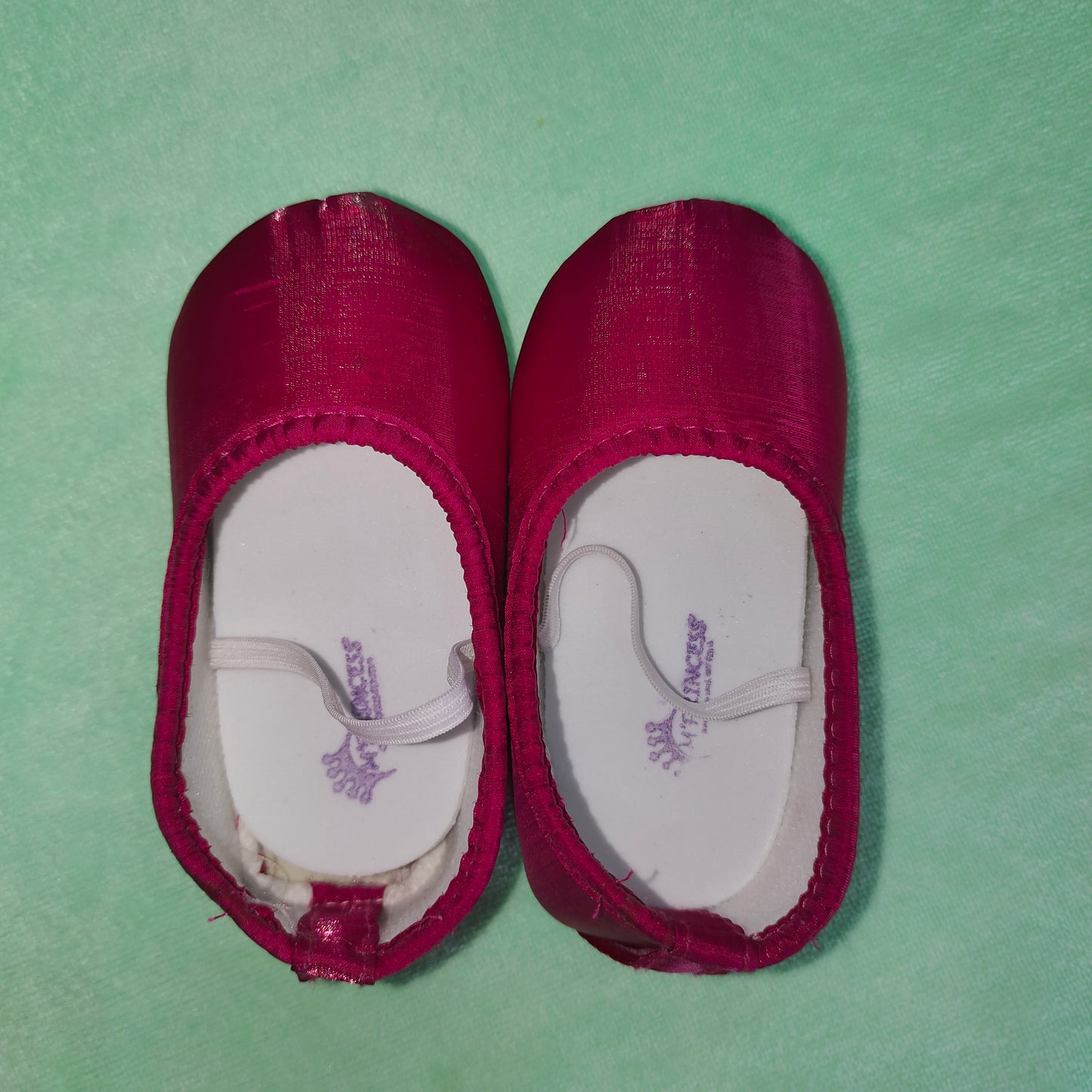 Bright fuchsia pink sleeveless baby frock | New Born Party wear frock