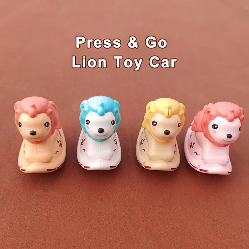 Lion Press & Go Toy Car for Kids