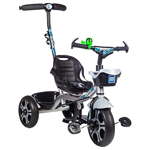 Mee Mee Kids Tricycle with Parent Push Handle & Storage Basket