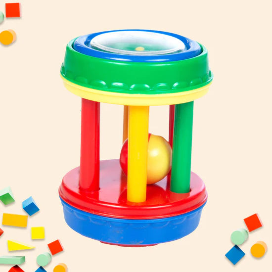 Mee Mee BPA Free Baby Rattles Set, Rattle Gift Set, Made of Food Grade Plastic, Grab Rattles and Soothing Teethers for Babies & Infants, Early Age Toys for Kids (Pack of 7, Multicolor