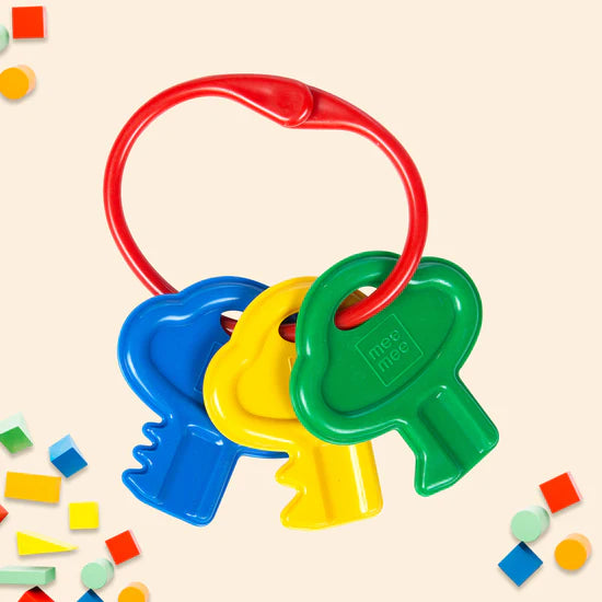 Mee Mee BPA Free Baby Rattles Set, Rattle Gift Set, Made of Food Grade Plastic, Grab Rattles and Soothing Teethers for Babies & Infants, Early Age Toys for Kids (Pack of 7, Multicolor