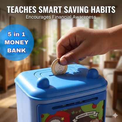 5 in 1 Money Bank Toy for Kids