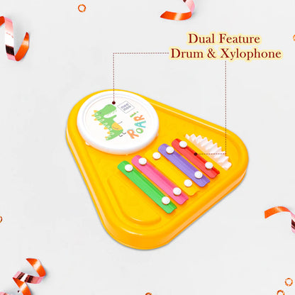 Mee Mee Cheerful Musical Xylophone cum Drum for Kids