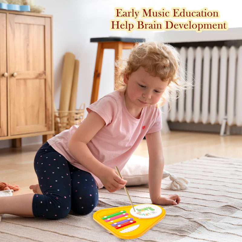 Mee Mee Cheerful Musical Xylophone cum Drum for Kids