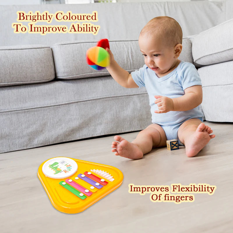 Mee Mee Cheerful Musical Xylophone cum Drum for Kids