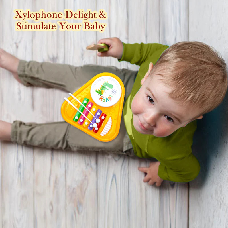 Mee Mee Cheerful Musical Xylophone cum Drum for Kids
