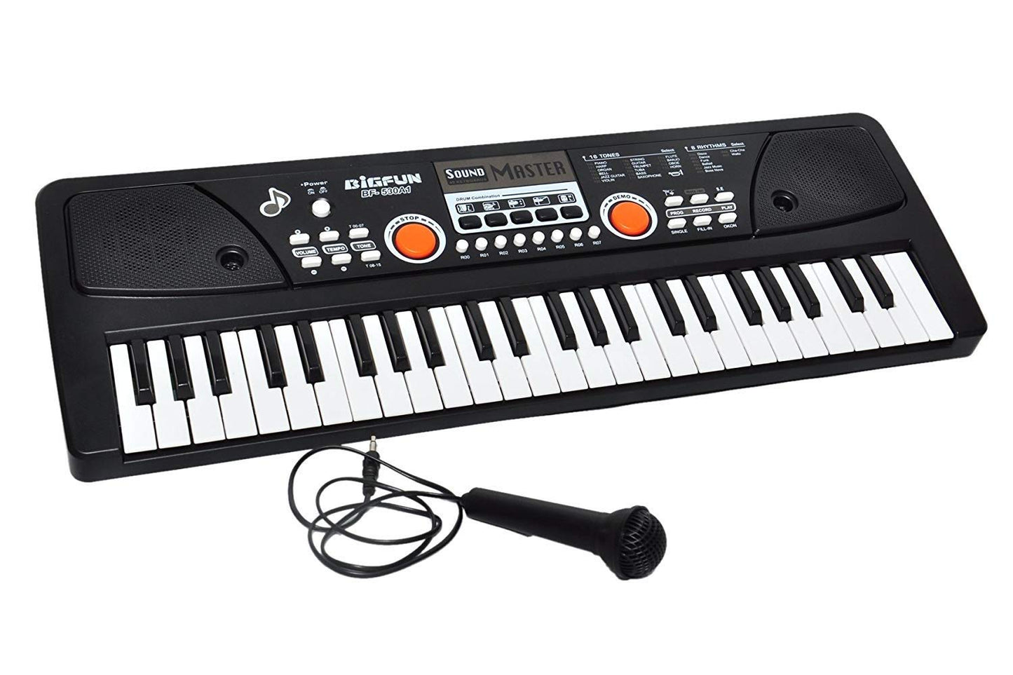 Bigfun GY-530A1 Electronic Keyboard Piano with Microphone for Kids