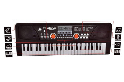 Bigfun GY-530A1 Electronic Keyboard Piano with Microphone for Kids