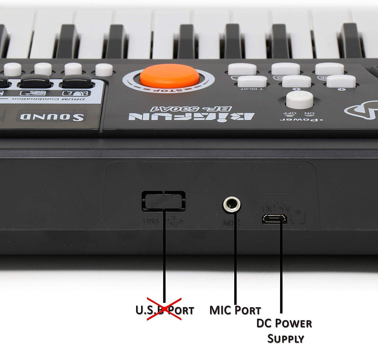 Bigfun GY-530A1 Electronic Keyboard Piano with Microphone for Kids