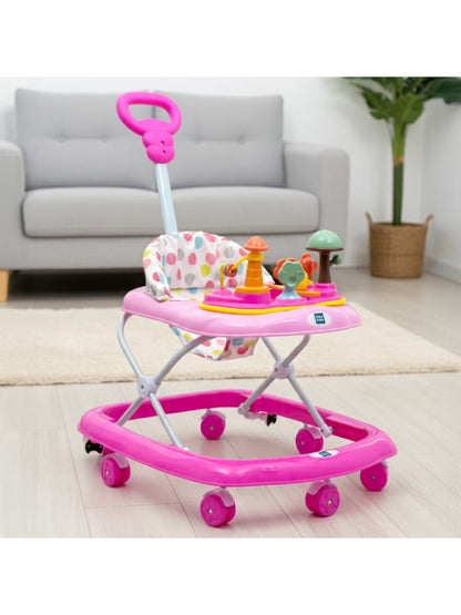 Baby Activity Walker with Musical Toy Tray & Safety Stopper (12-18 Months)