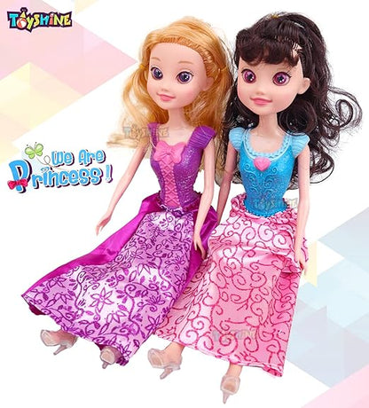 Princess Fashion Doll Set for Girls – Cute Dress-Up Dolls Toy