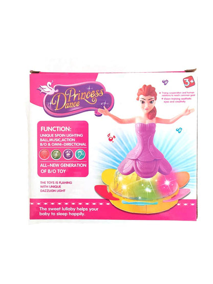 Princess Dance Musical Spinning Toy for Kids