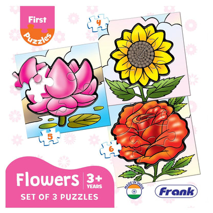 Frank Flowers First Puzzle Set for Kids – Set of 3