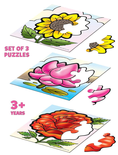 Frank Flowers First Puzzle Set for Kids – Set of 3