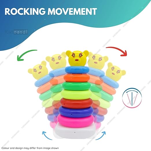 Coloring Stacking Teddy Rings Toys
