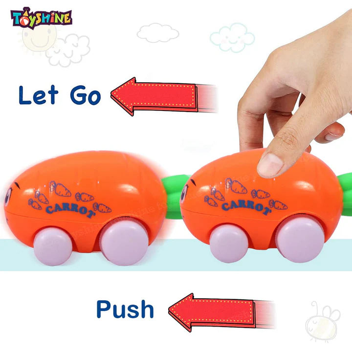 Carrot Push & Go Friction Toy Car for Kids