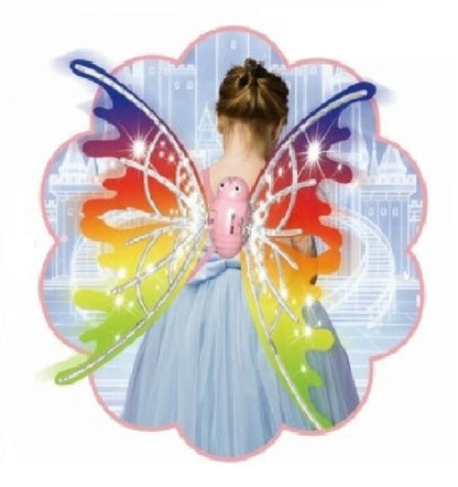 Dream Princess LED Butterfly Wings for Kids – Musical Light-Up Fairy Wings