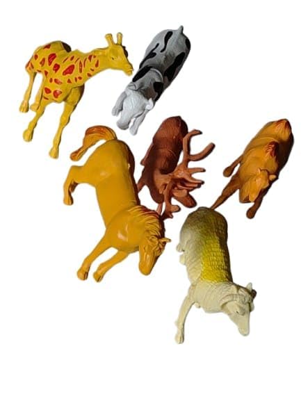 Animal World Toy Set – 6 Pieces