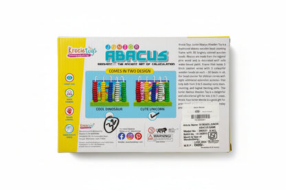 Junior Abacus Wooden Educational Toy for Kids