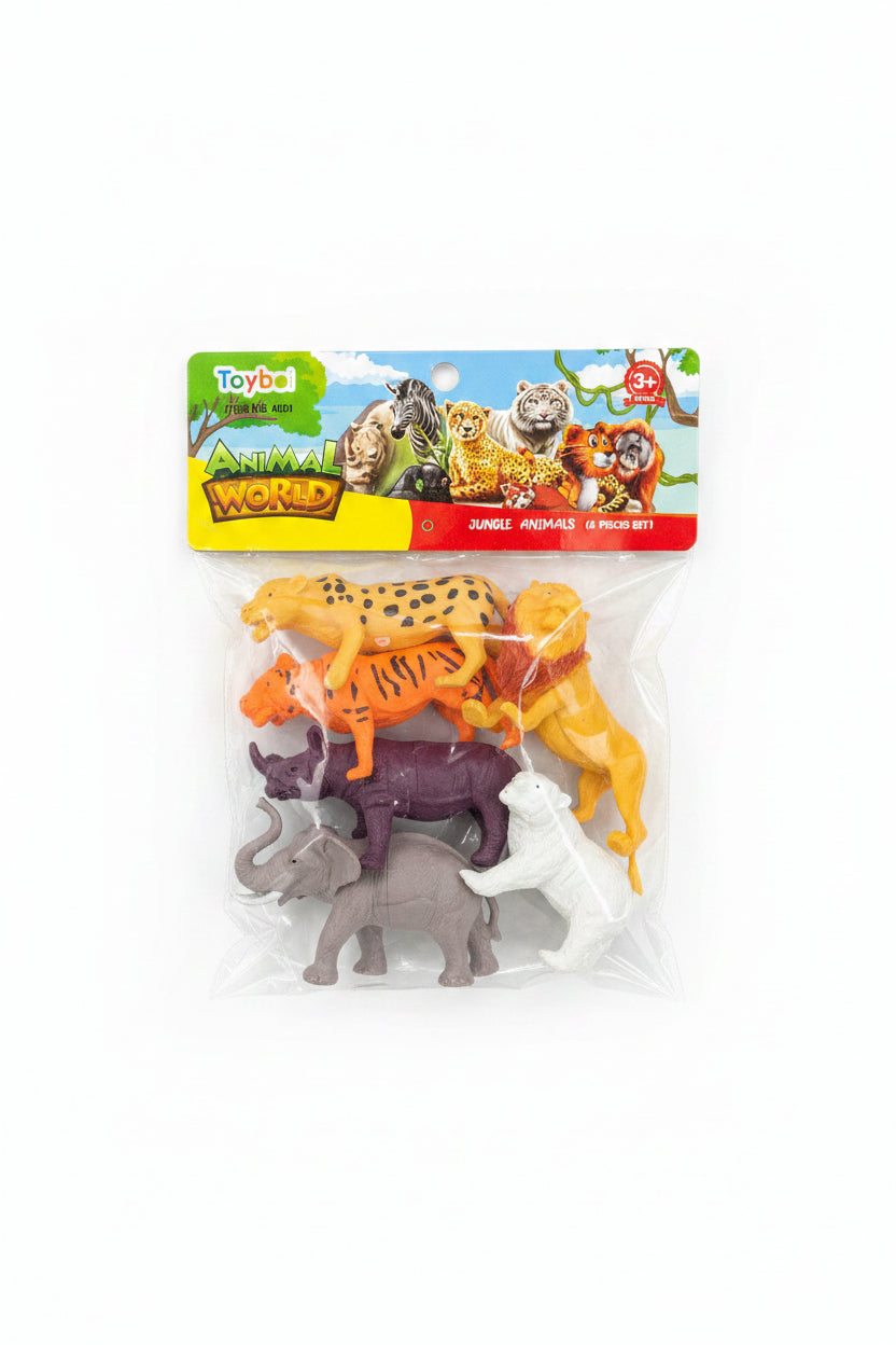 Animal World Toy Set – 6 Pieces