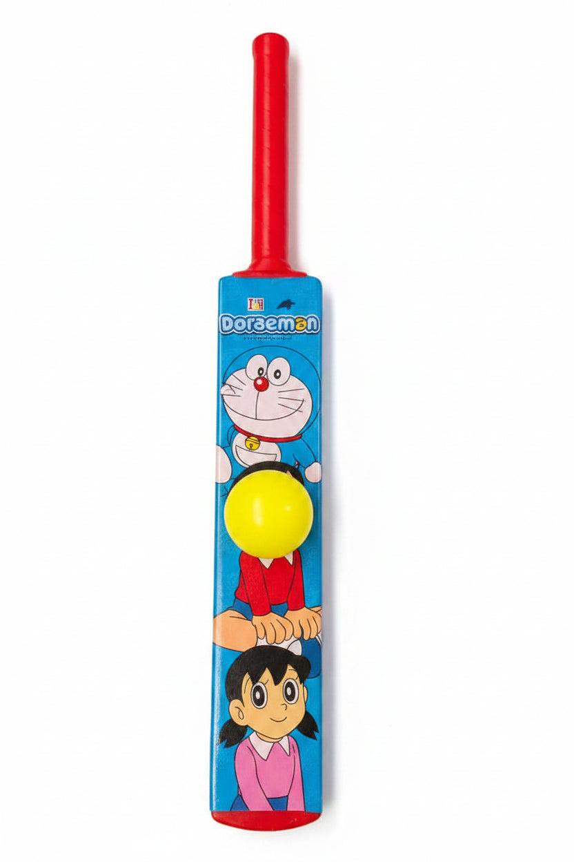 Cartoon Kids Cricket Bat & Ball Set – Fun Sports Toy for Children