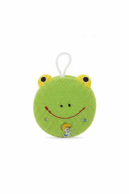 Cute Frog Bath Scrubber – Soft Kids Bath Sponge