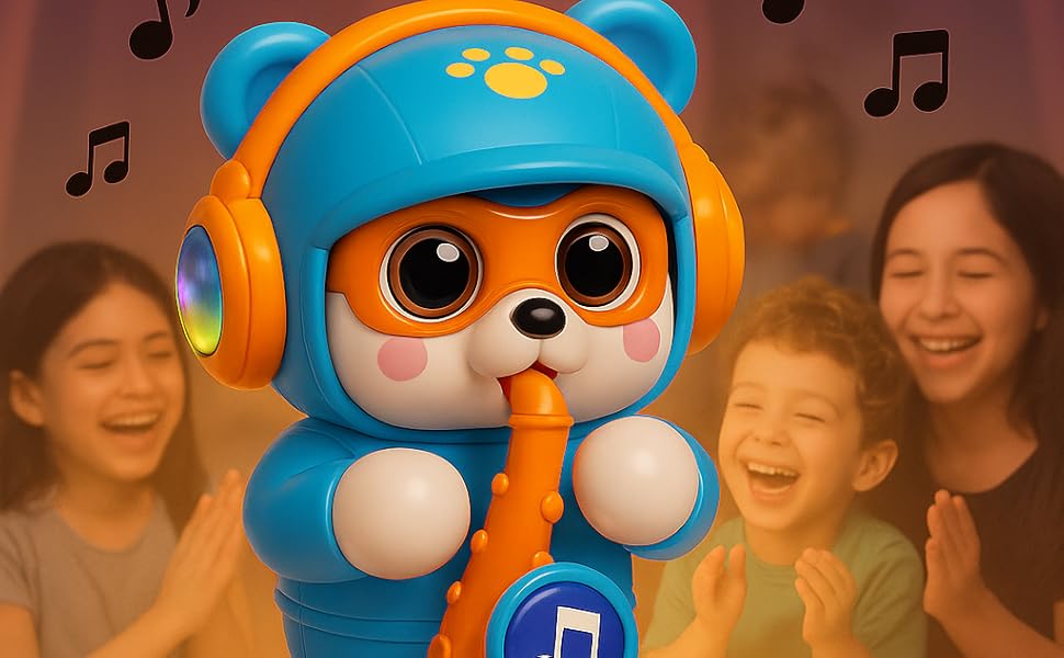 Saxophone Bear toy