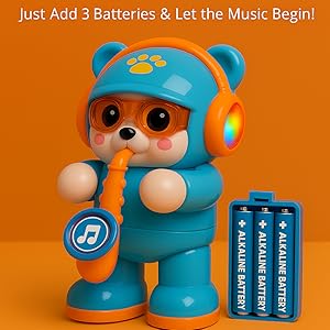 Saxophone Bear toy