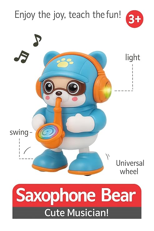 Saxophone Bear toy