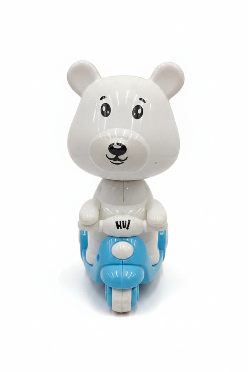 Press & Go Toy Car – Cartoon & Animal Design (Kids 3+ Years)