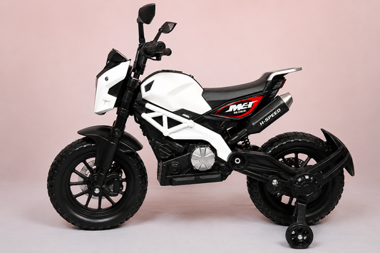 Kids Battery Operated Sports Bike Ride-On Motorcycle with Training Wheels