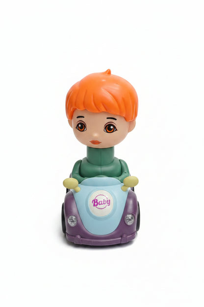 Press & Go Toy Car – Cartoon Baby