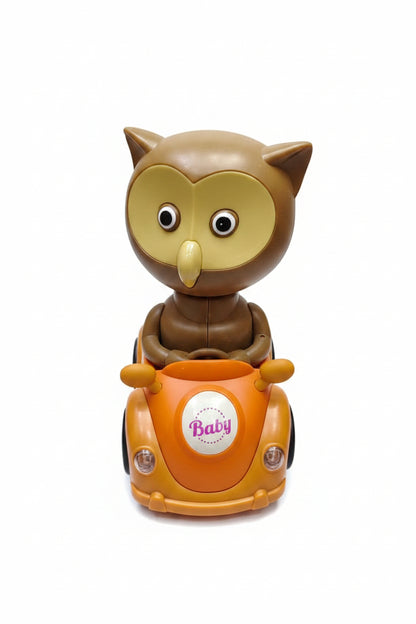 Press & Go Toy Car – Owl