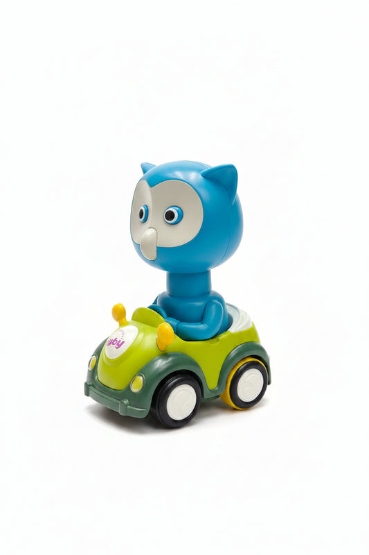 Press & Go Toy Car – Sky Blue Owl