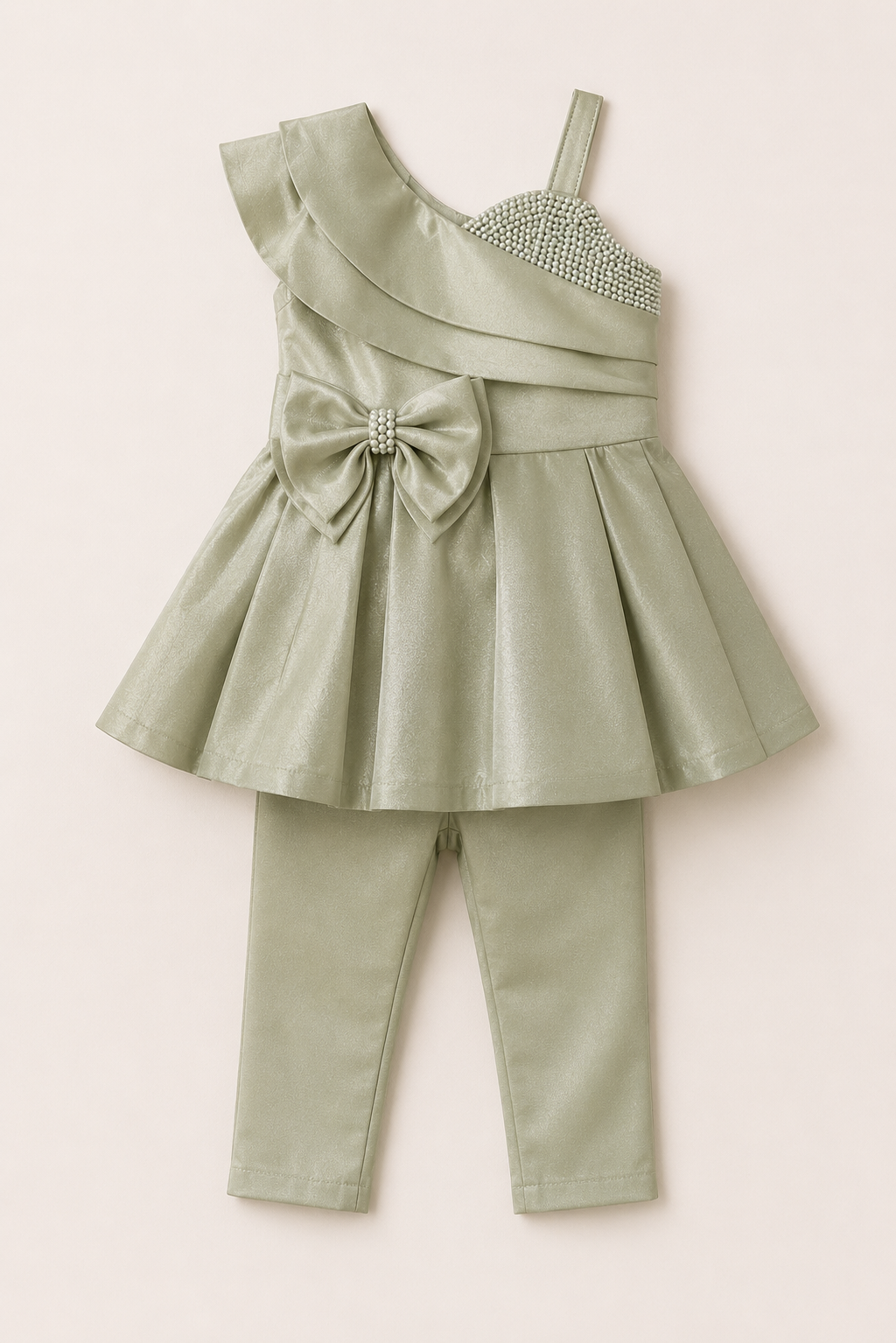 Girls Premium One-Shoulder Party Wear Dress
