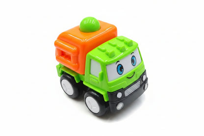 Cartoon Mini Truck Toy – Colorful Kids Push Vehicle