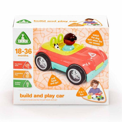 Build & Play Pull Back Car Toy for Kids