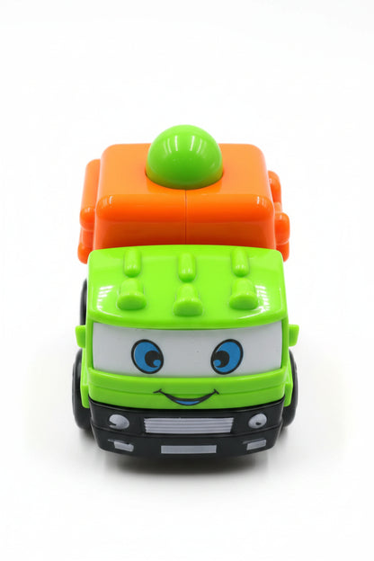 Cartoon Mini Truck Toy – Colorful Kids Push Vehicle