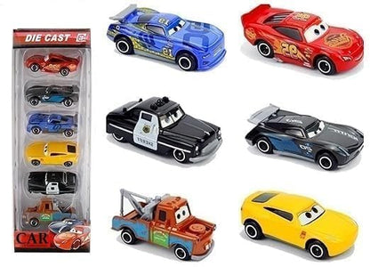 Die-Cast Style Cartoon Cars Set
