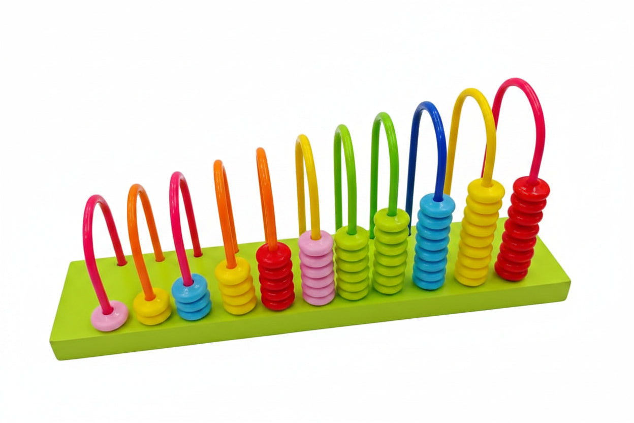 Educational Abacus Learning Toy for Kids – Colorful Counting Beads Math Toy