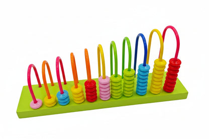 Educational Abacus Learning Toy for Kids – Colorful Counting Beads Math Toy