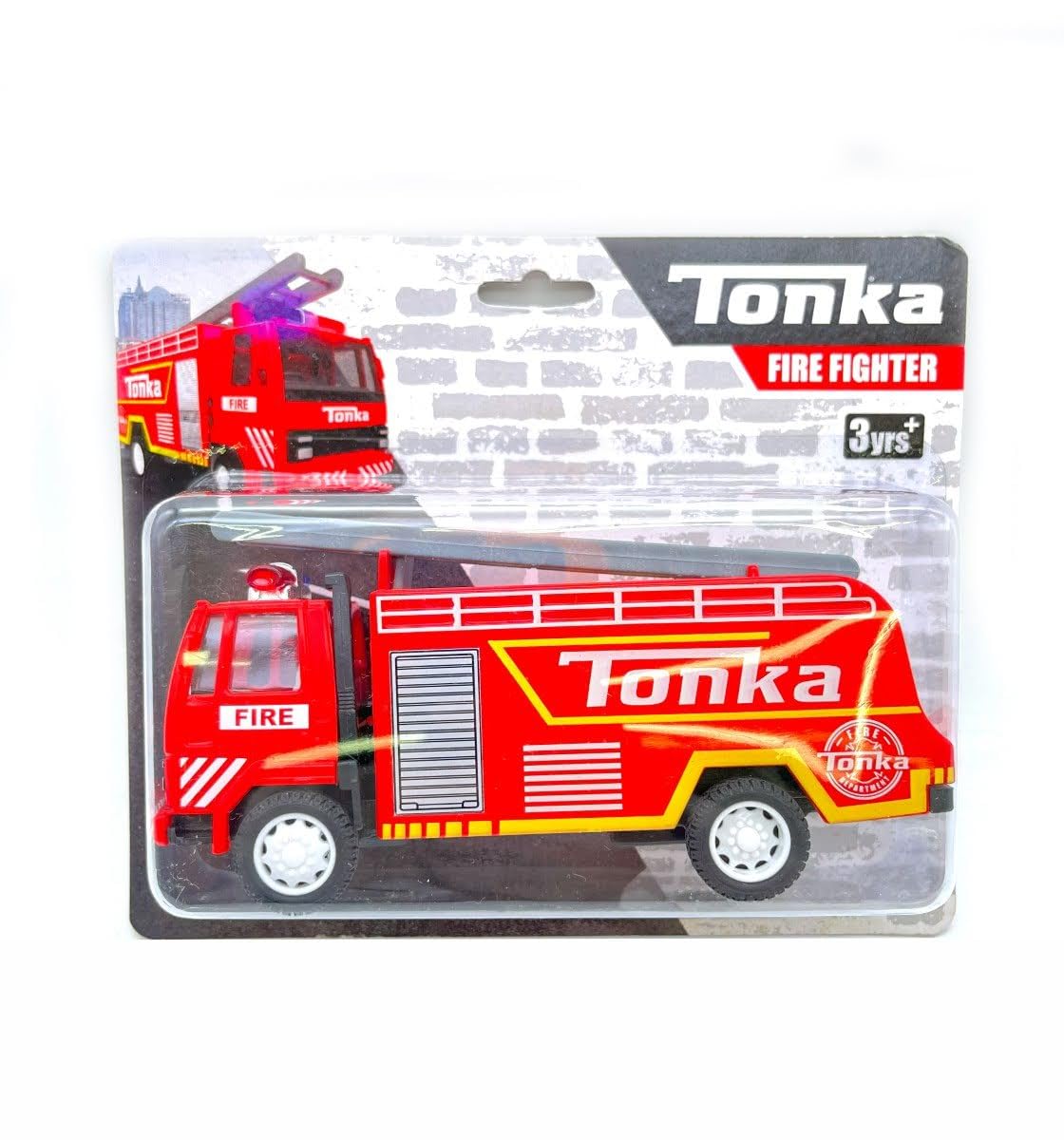 Fire Truck Toy for Kids with Ladder & Light – Mini Fire Engine Vehicle