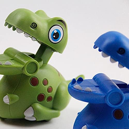 Green Cartoon Dinosaur Press & Go Toy for Kids