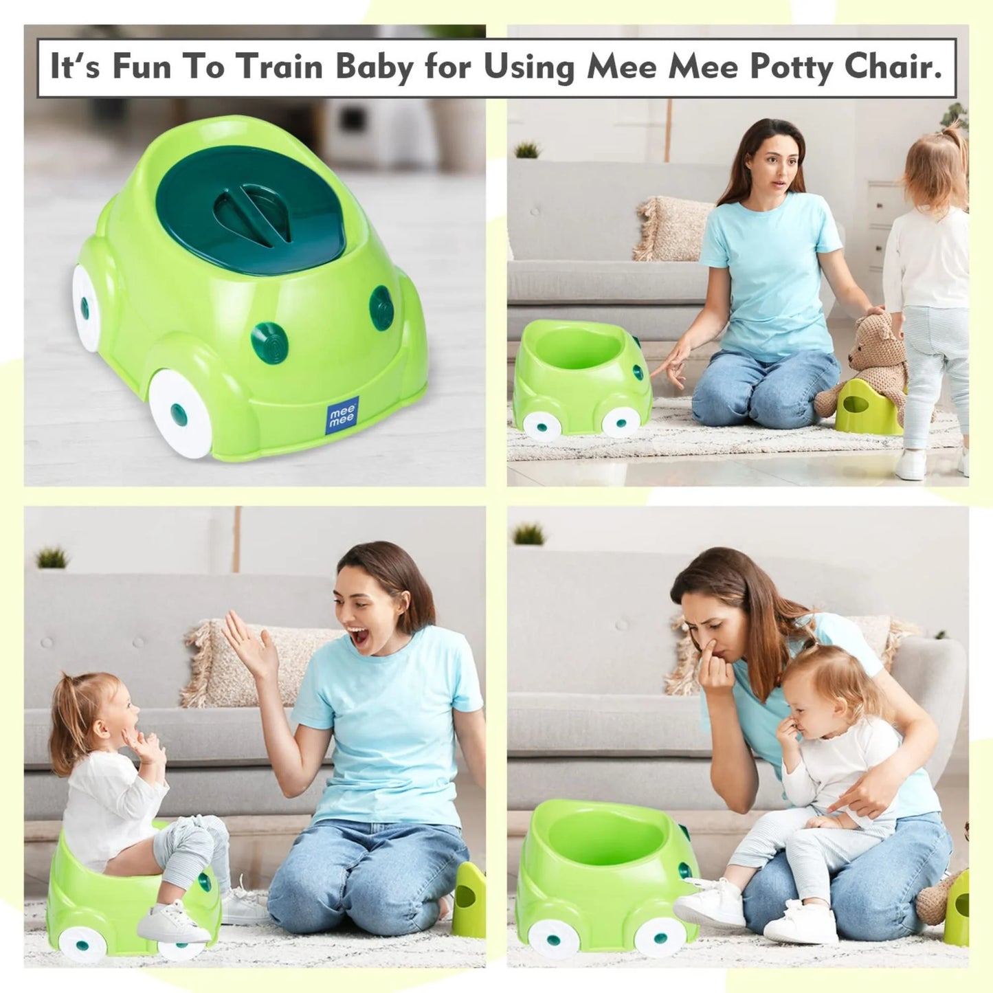 Mee Mee Baby Potty Training Chair – Car Shape Toddler Potty Seat