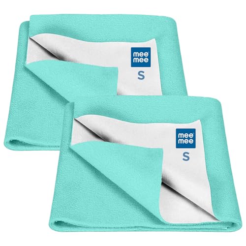 Mee Mee Total Dry & Breathable Mattress Protector Sheet |  Green