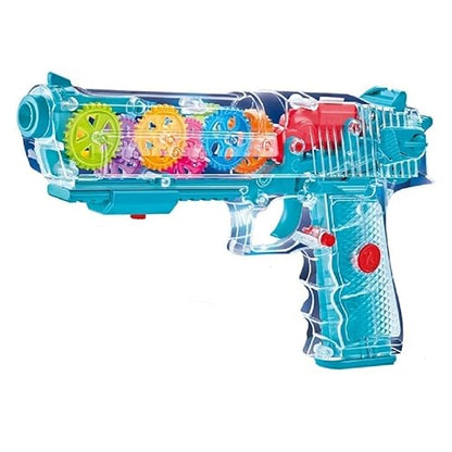 Kids Light & Sound Toy Blaster with Moving Gears