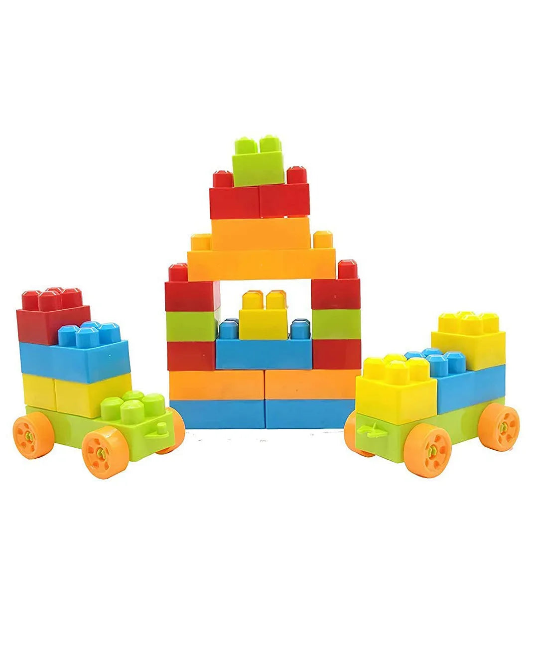 Kagofit Soft Building Blocks Set for Kids – 53 Pieces Educational Toy
